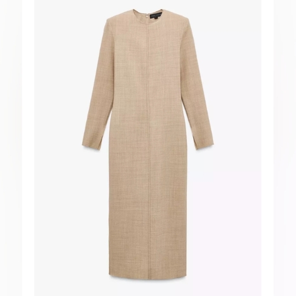 Zara ZW Collection Wool Tube Dress - Picture 5 of 7